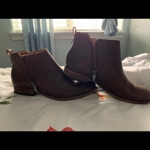 Brown ankle boots